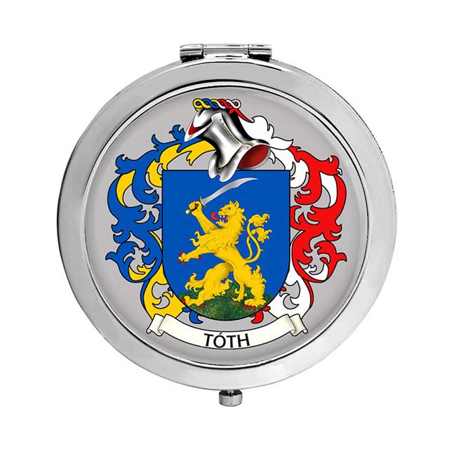 Tóth (Hungary) Coat of Arms Compact Mirror