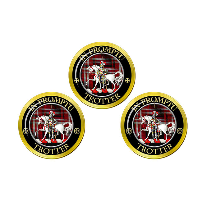 Trotter Scottish Clan Crest Golf Ball Markers