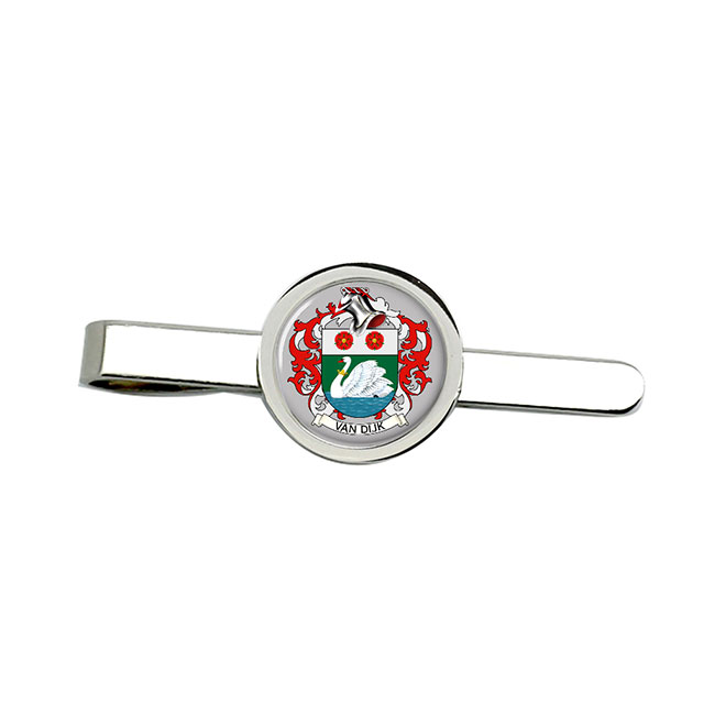 van Dijk (Netherlands) Coat of Arms Tie Clip