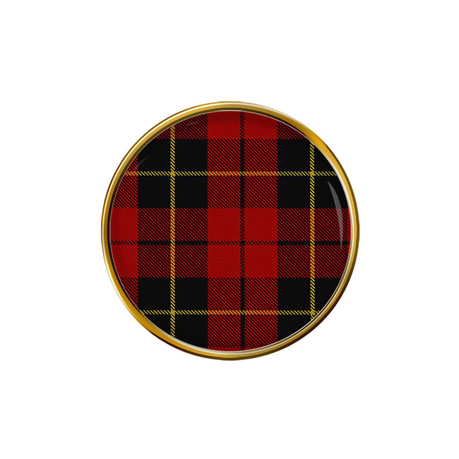 Wallace Scottish Tartan Pin Badge