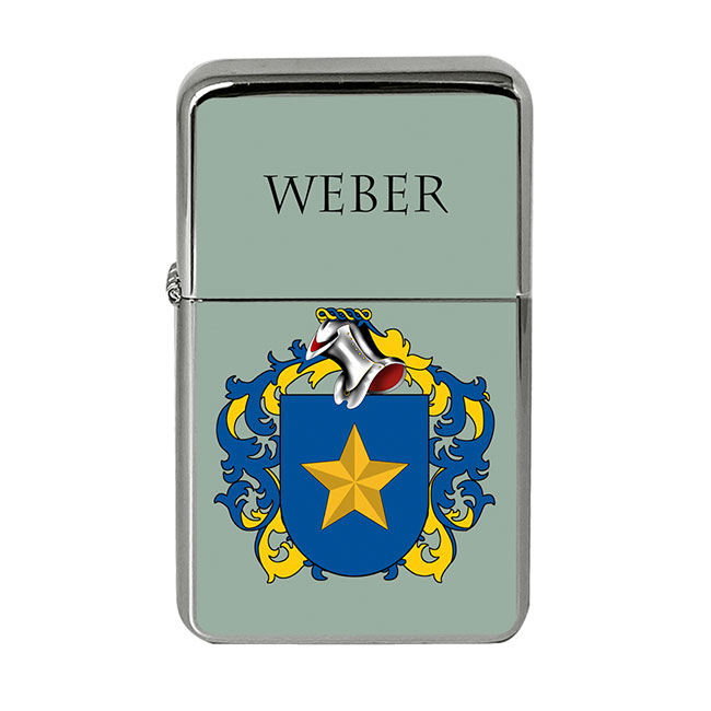 Weber (Swiss) Coat of Arms Flip Top Lighter