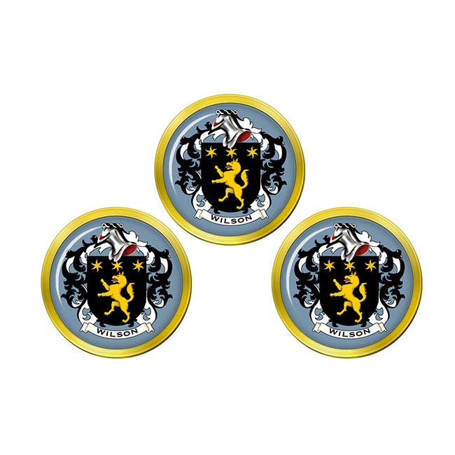 Wilson (Scotland) Coat of Arms Golf Ball Markers - Family Crests