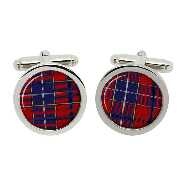 Wishart Scottish Tartan Cufflinks in Box