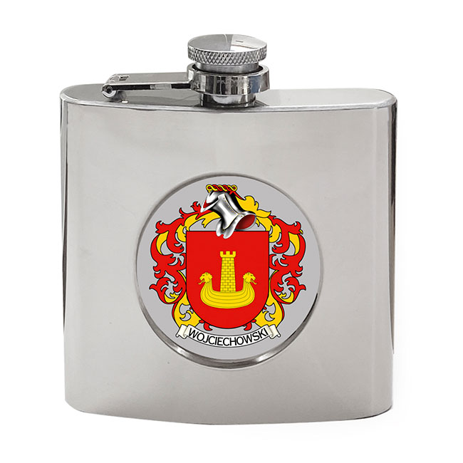 Wojciechowski (Poland) Coat of Arms Hip Flask