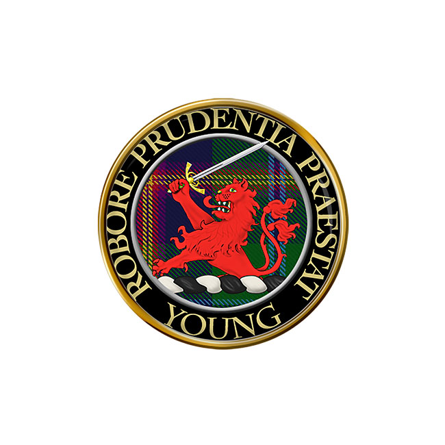 Young Scottish Clan Crest Pin Badge