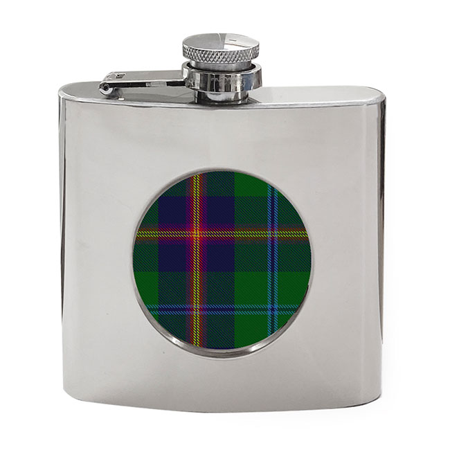 Young Scottish Tartan Hip Flask