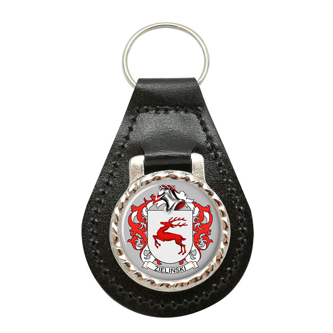 Zieliński (Poland) Coat of Arms Key Fob