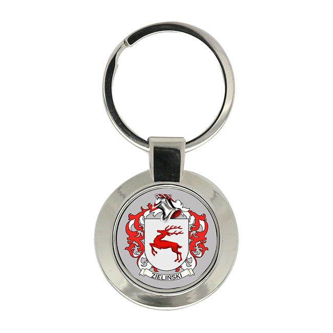 Zieliński (Poland) Coat of Arms Key Ring