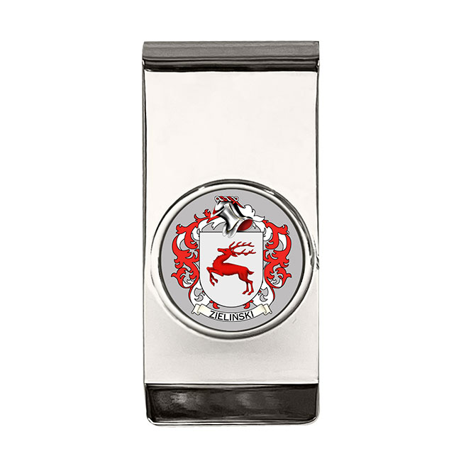 Zieliński (Poland) Coat of Arms Money Clip