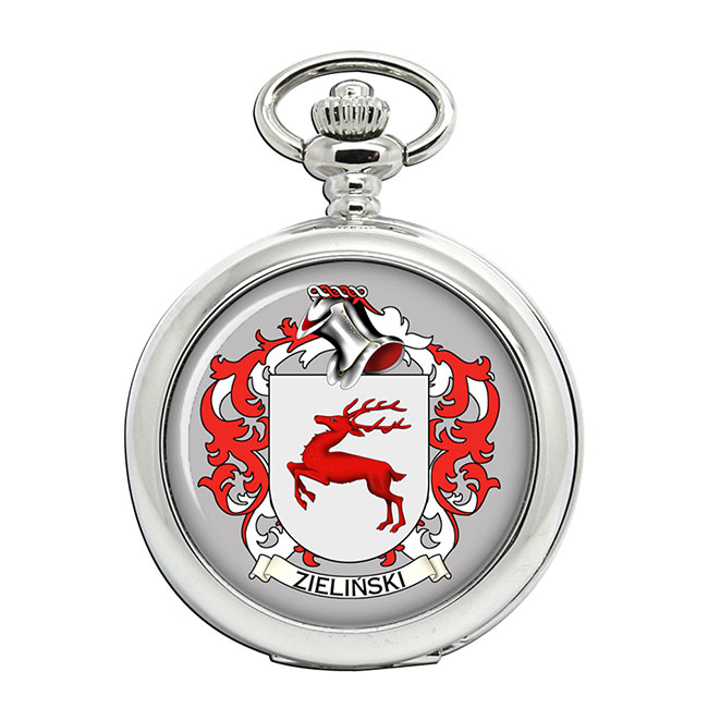 Zieliński (Poland) Coat of Arms Pocket Watch