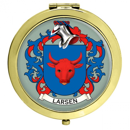 Larsen (Denmark) Coat of Arms Compact Mirror