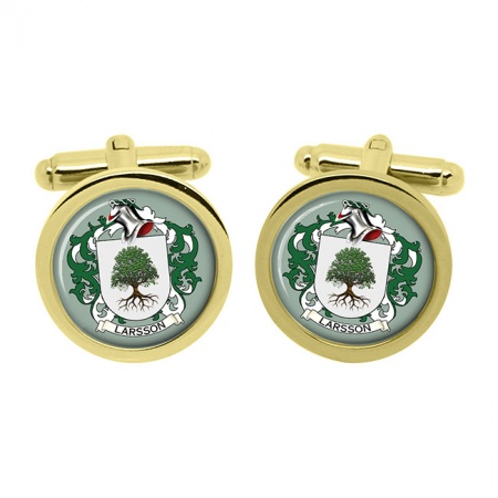 Larsson (Sweden) Coat of Arms Cufflinks