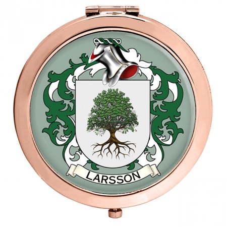 Larsson (Sweden) Coat of Arms Compact Mirror