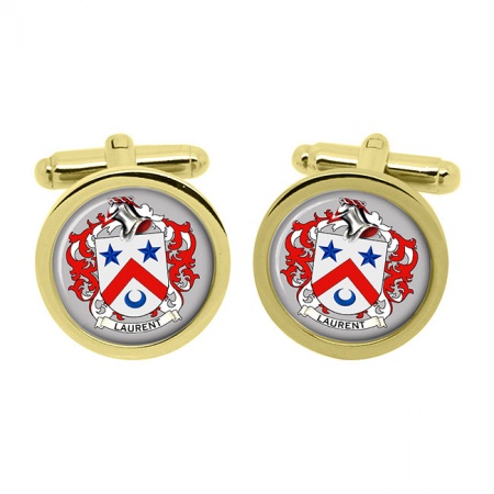 Laurent (France) Coat of Arms Cufflinks