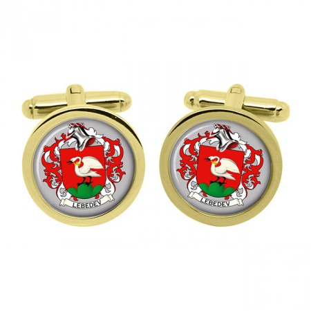 Lebedev (Russia) Coat of Arms Cufflinks