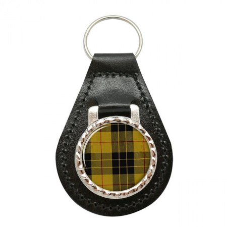 Macleod of Lewis Scottish Tartan Leather Key Fob