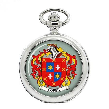 Lopes (Portugal) Coat of Arms Pocket Watch