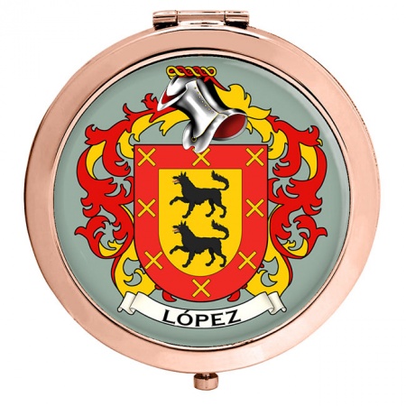 Lopez (Spain) Coat of Arms Compact Mirror