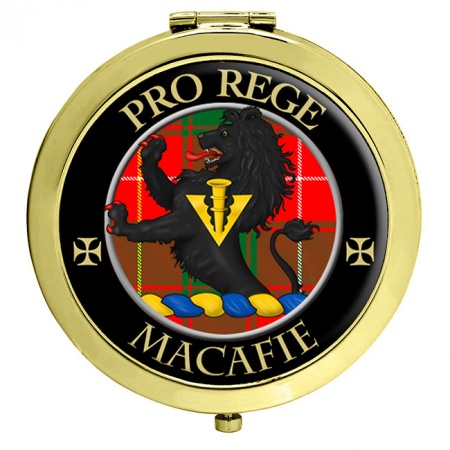 Macafie (Modern) Scottish Clan Crest Compact Mirror