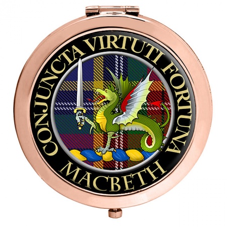 Macbeth (wyvern crest) Scottish Clan Crest Compact Mirror