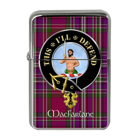 Macfarlane of Arroquhar Scottish Clan Crest Flip Top Lighter