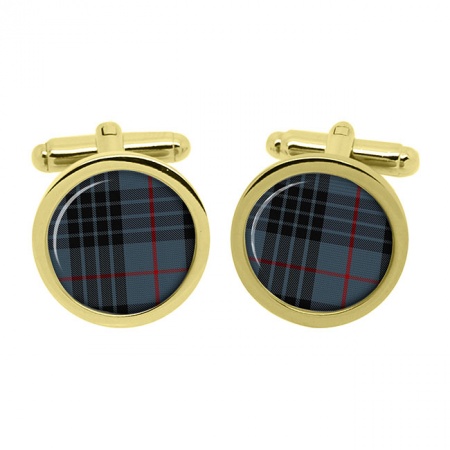 Mackay Scottish Tartan Cufflinks in Box