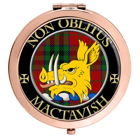 MacTavish Scottish Clan Crest Compact Mirror
