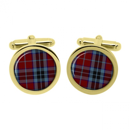 MacTavish Scottish Tartan Cufflinks in Box