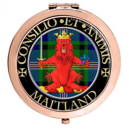 Maitland Scottish Clan Crest Compact Mirror