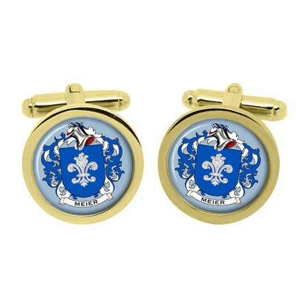 Meier (Swiss) Coat of Arms Cufflinks