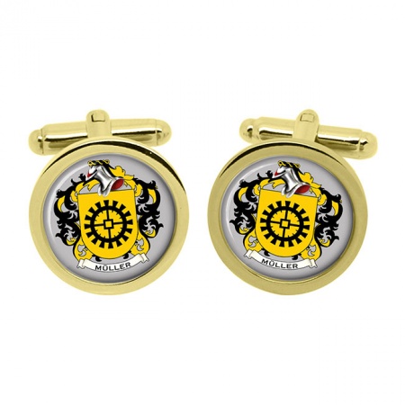 Müller (Swiss) Coat of Arms Cufflinks