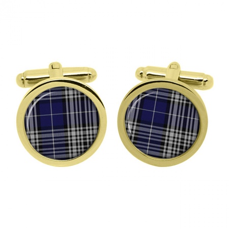 Napier Scottish Tartan Cufflinks in Box