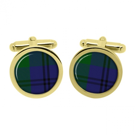 Oliphant Scottish Tartan Cufflinks in Box