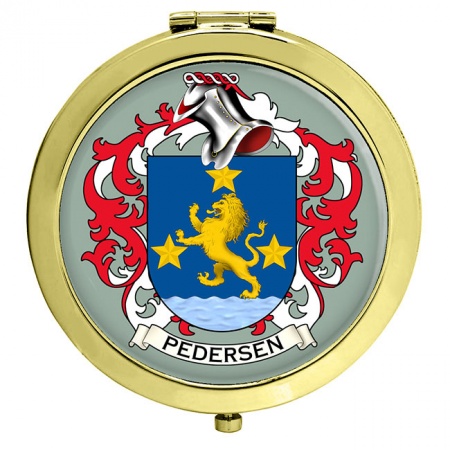 Pedersen (Denmark) Coat of Arms Compact Mirror