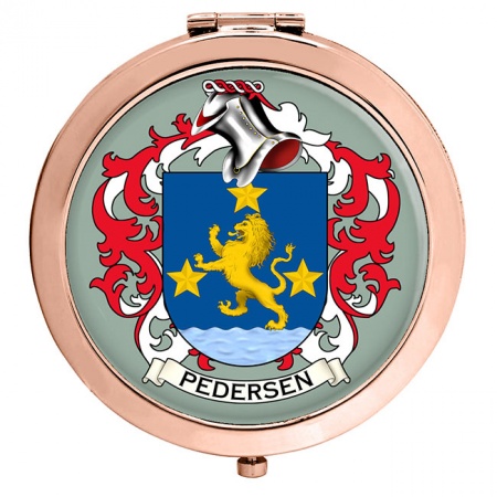 Pedersen (Denmark) Coat of Arms Compact Mirror