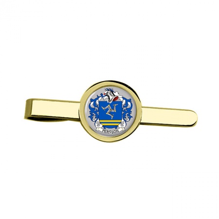 Persson (Sweden) Coat of Arms Tie Clip