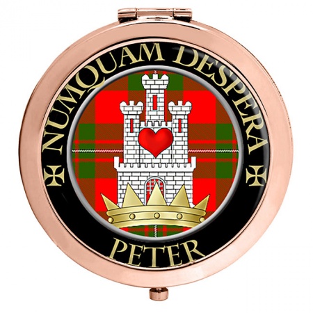 Peter Scottish Clan Crest Compact Mirror