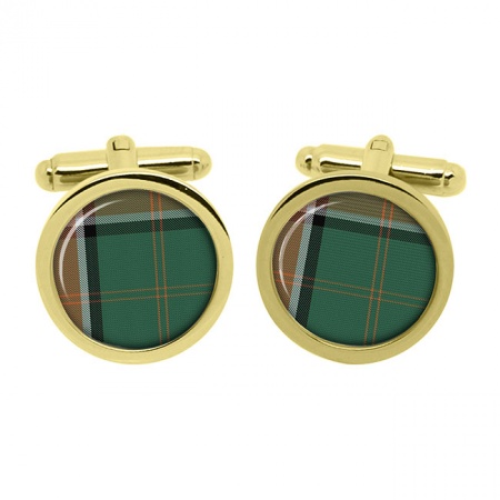 Pollock Scottish Tartan Cufflinks in Box