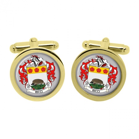 Ricci (Italy) Coat of Arms Cufflinks