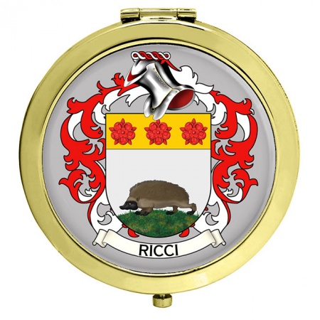 Ricci (Italy) Coat of Arms Compact Mirror