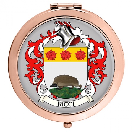 Ricci (Italy) Coat of Arms Compact Mirror