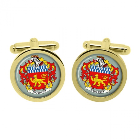 Robert (France) Coat of Arms Cufflinks