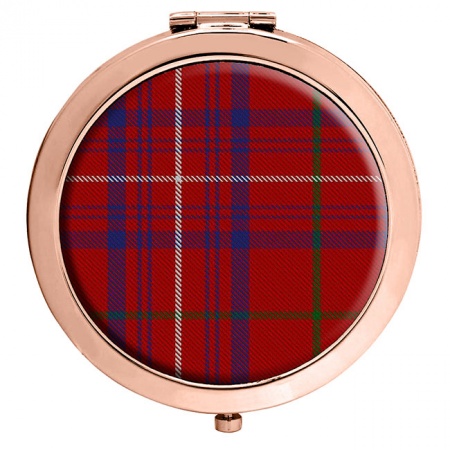 Rose Scottish Tartan Compact Mirror