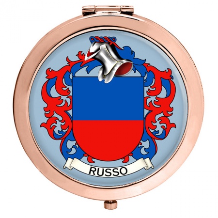 Russo (Italy) Coat of Arms Compact Mirror