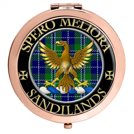 Sandilands Scottish Clan Crest Compact Mirror
