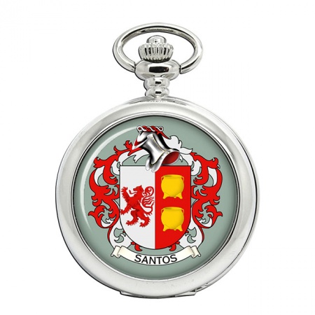 Santos (Portugal) Coat of Arms Pocket Watch