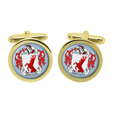 Srensen (Denmark) Coat of Arms Cufflinks