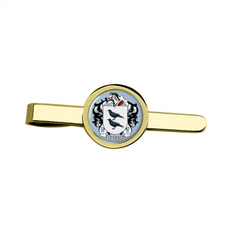 Svensson (Sweden) Coat of Arms Tie Clip