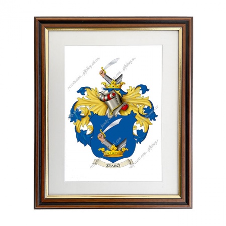 Szabó (Hungary) Coat of Arms Framed Print