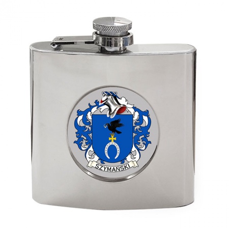 Szymański (Poland) Coat of Arms Hip Flask